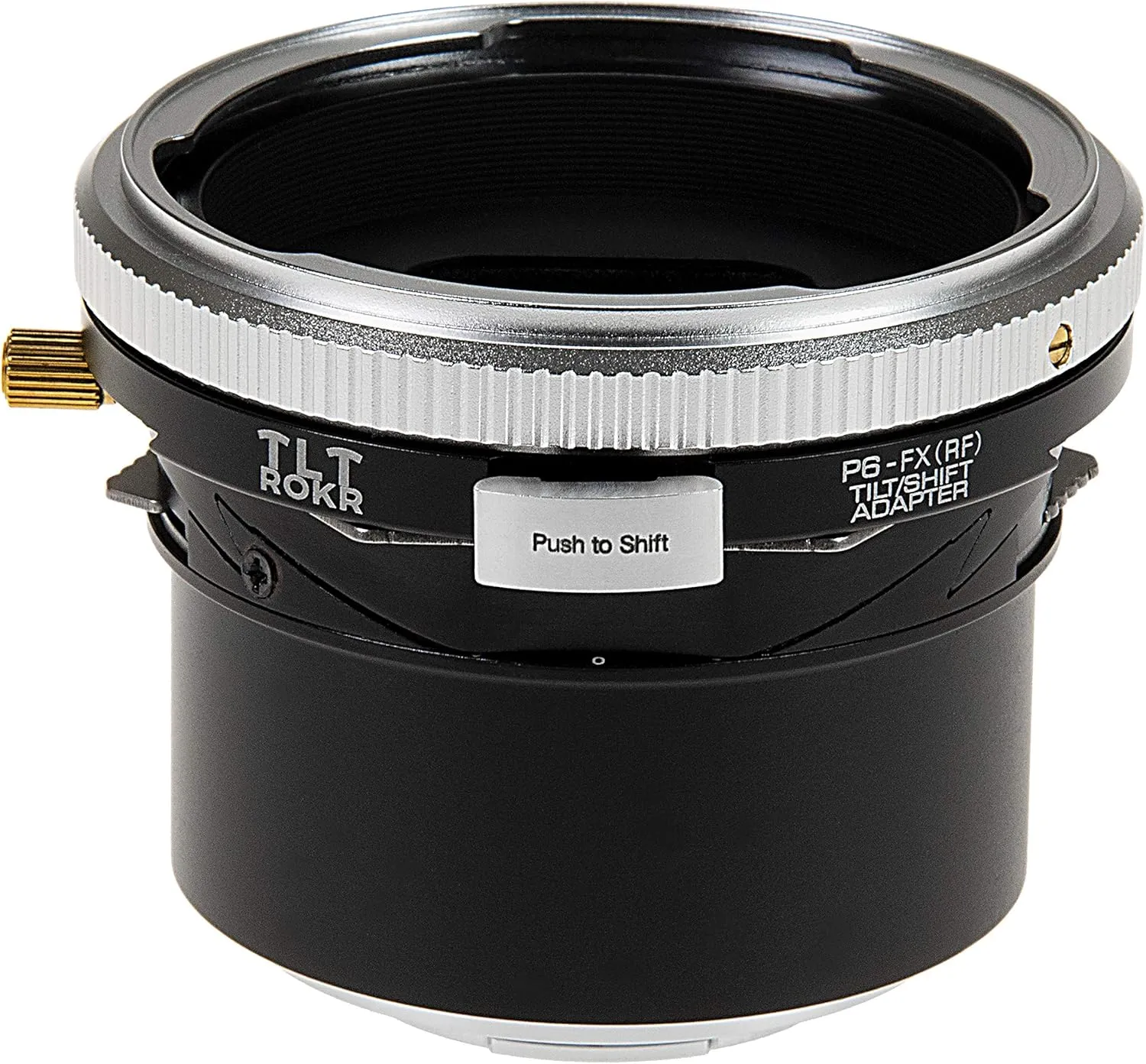 Fotodiox Pro TLT ROKR - Tilt/Shift Lens Mount Adapter for Pentacon 6 (Kiev 66) SLR Lenses to Fujifilm Fuji X-Series Mirrorless Camera Body
