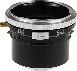 Fotodiox Pro TLT ROKR - Tilt/Shift Lens Mount Adapter for Pentacon 6 (Kiev 66) SLR Lenses to Fujifilm Fuji X-Series Mirrorless Camera Body