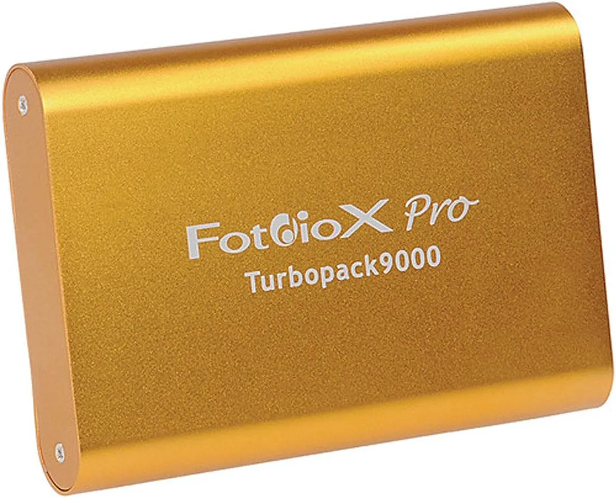 Fotodiox Pro Turbopack 9000 - DC 12v 25Wh Power Pack for B4 2/3" Lens (Fujinon, Nikon, Canon, Angenieux, Schneider) Servo Power Cables