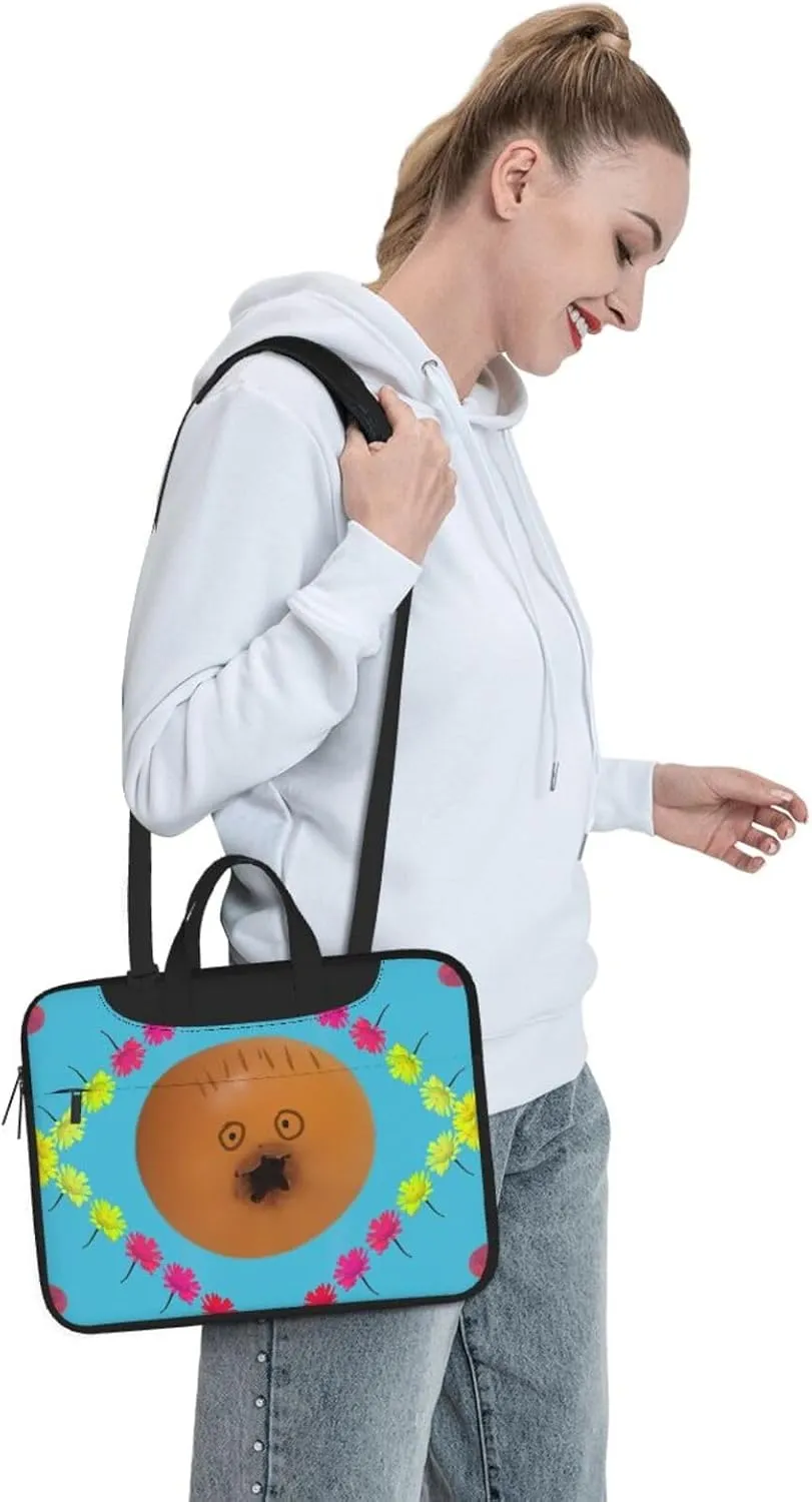 Frightened Pomegranate Laptop Shoulder Bag,# Ultra Slim And Portable, With Padded Shoulder Strap And Handleã€‚