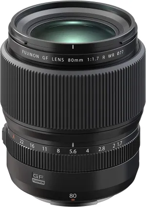 Fujifilm Fujinon GF80mmF1.7 R WR Black