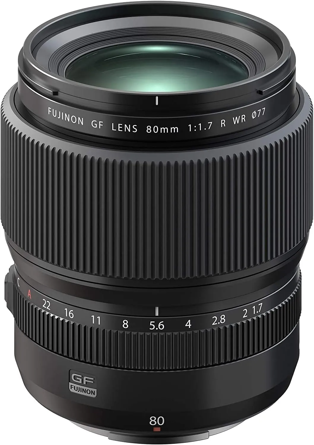 Fujifilm Fujinon GF80mmF1.7 R WR Black