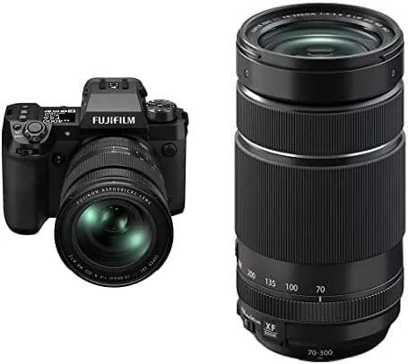 Fujifilm X-H2 Mirrorless Digital Camera XF16-80mm Lens Kit - Black   Fujinon XF70-300mmF4-5.6 LM OIS WR