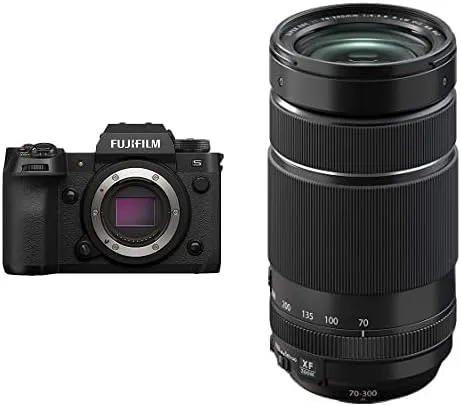 Fujifilm X-H2S Mirrorless Camera Body - Black   Fujinon XF70-300mmF4-5.6 LM OIS WR