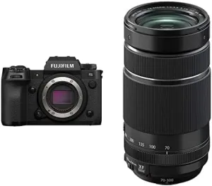 Fujifilm X-H2S Mirrorless Camera Body - Black   Fujinon XF70-300mmF4-5.6 LM OIS WR
