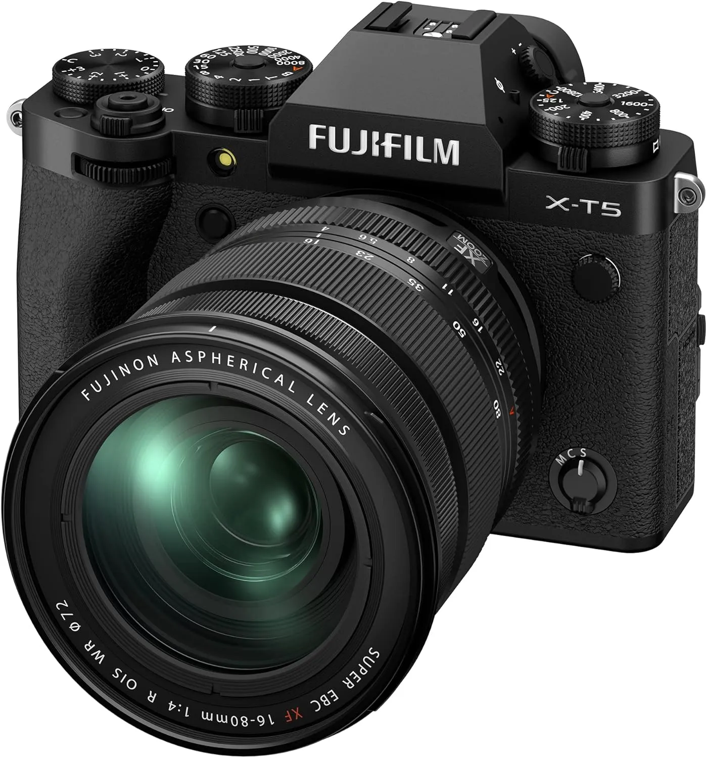 Fujifilm X-T5 Mirrorless Digital Camera XF16-80mm Lens Kit - Black (Renewed)