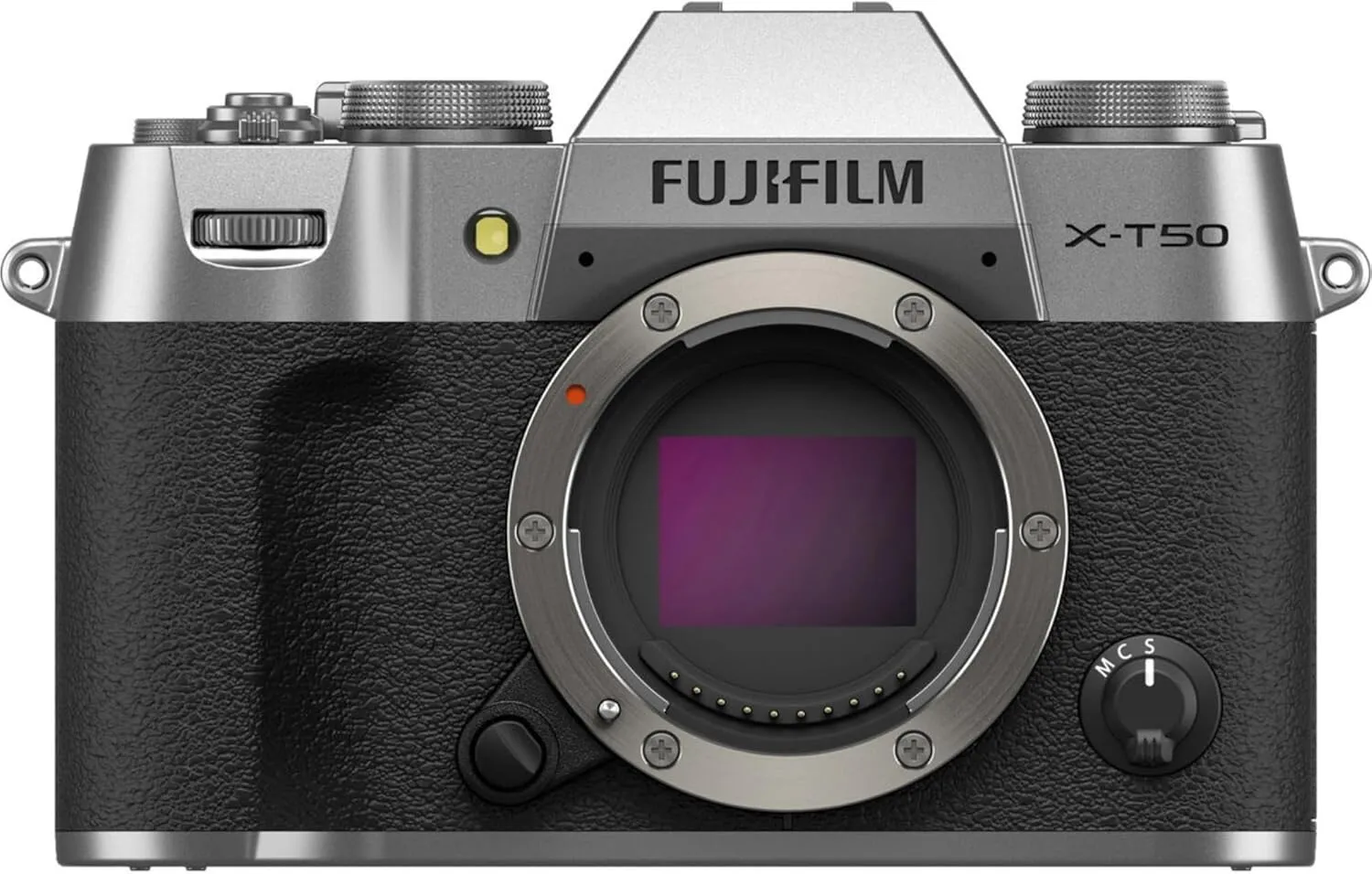 Fujifilm X-T50 Mirrorless Digital Camera, Bundle with 64GB SDXC Memory Card and Shoulder Bag (Sliver)
