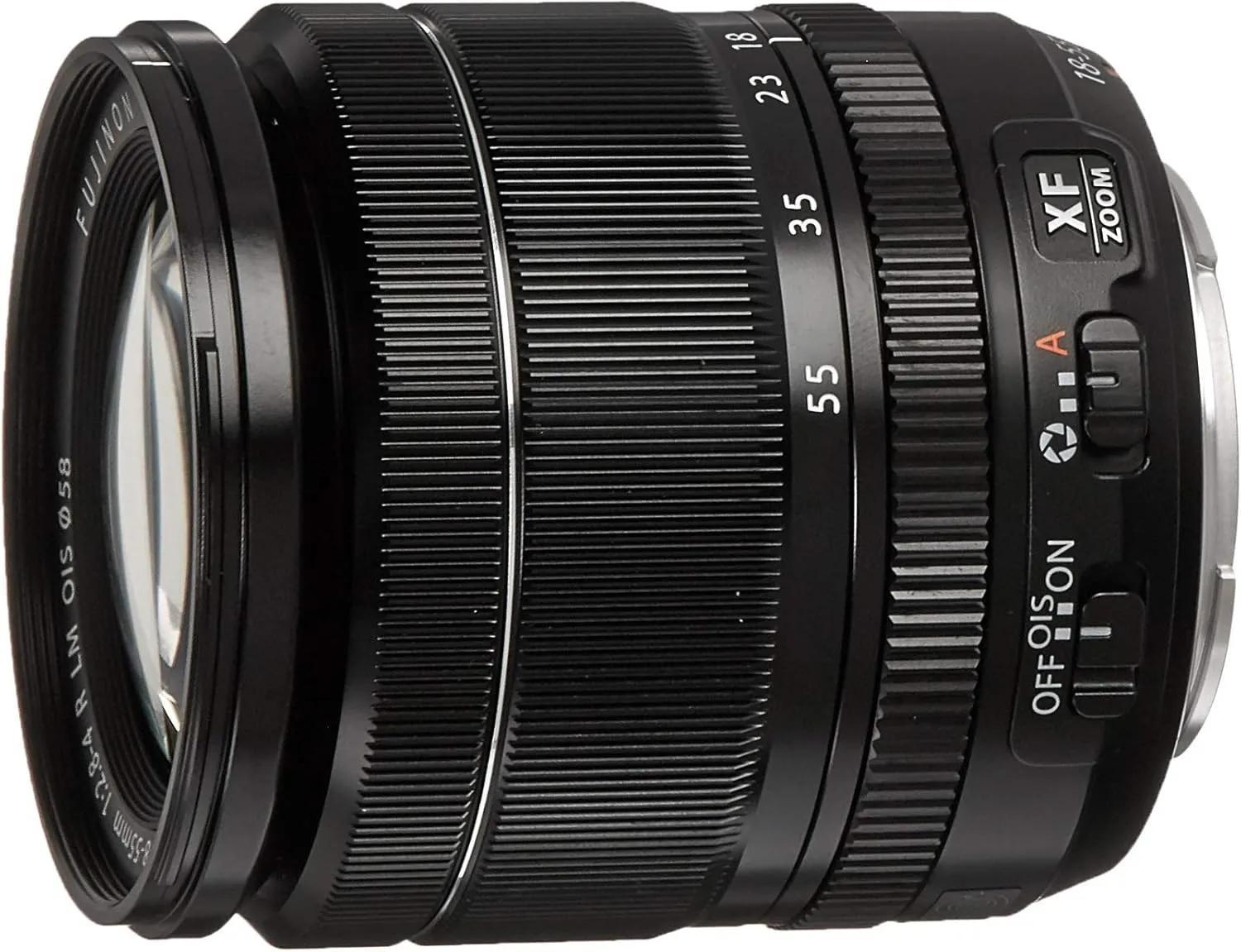 FUJIFILM XF 18-55mm f/2.8-4 R LM OIS Lens, Rounded 7-Blade Diaphragm, Three Aspherical Elements, X-Mount Lens/APS-C Format, Linear Autofocus Motor (Renewed)