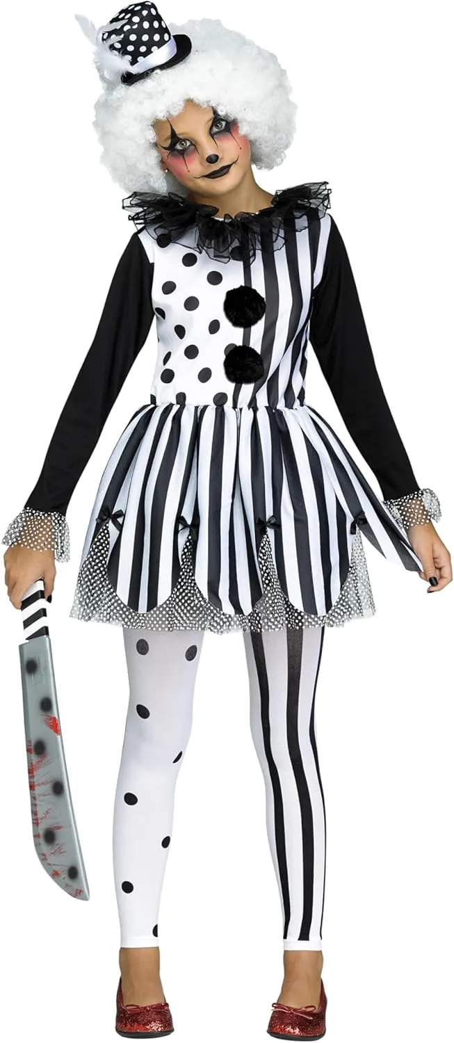 Fun World girls Killer Clown Costume