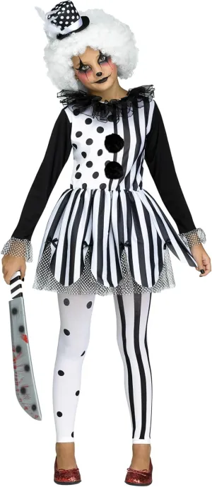 Fun World girls Killer Clown Costume