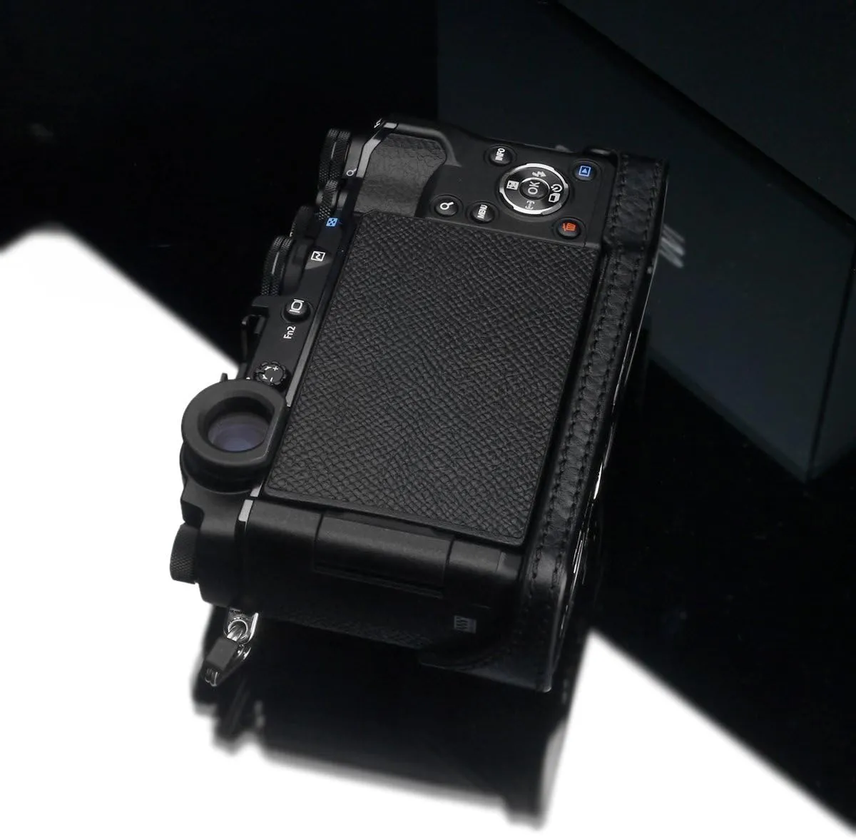 Gariz Genuine Leather Camera Case for Olympus PEN F HG – penfbk Black