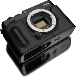Gariz HG-XE4BK Genuine Leather Half Case for Fujifilm XE4 X-E4, Black