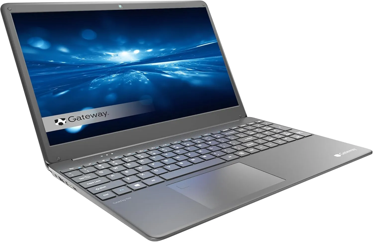 Gateway 15.6 FHD Ultra Slim Notebook in Grey Intel i3-1115G4 up to 3.1Ghz 4GB DDR4 128GB SSD Tuned by THX Audio HDMI Cortana Webcam W11