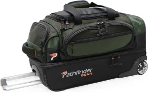 Gear 22 Inch Rolling Drop Bottom Duffel, Olive, One Size