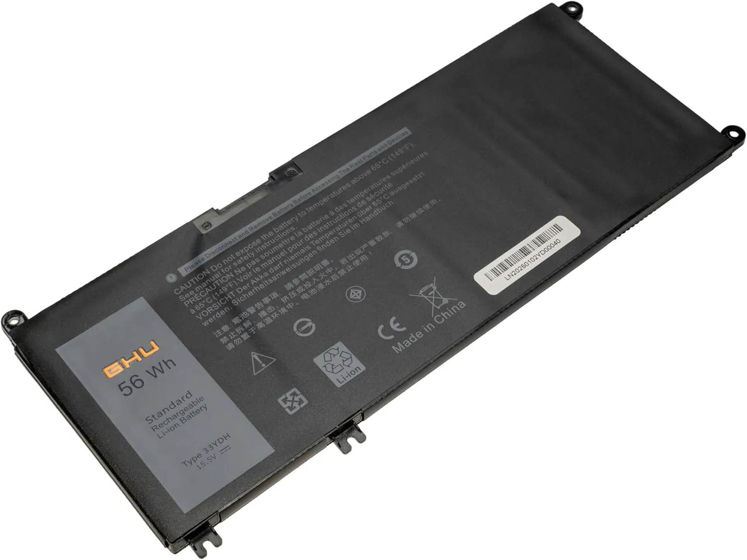 GHU New 33YDH 56Wh Battery Compatible with Dell Inspiron 17-7779, Latitude 3380 3490 G3 3590