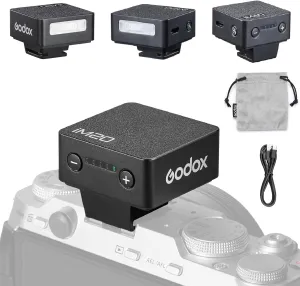 Godox iM20 Mini Flash 5 Power Levels 440 Full-Power IM 20 Small Camera Flashes Speedlite for Canon/Fuji/Sony zve10/Sony zv1/Nikon/Panasonic Olympus Pentax/3S Recycle (Godox iM20 Flash)