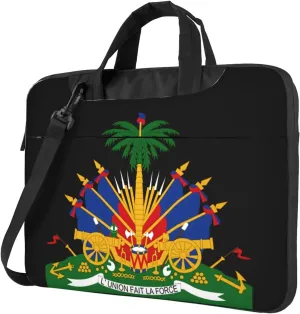 Haiti Flag Laptop Case, 15.6 inch Laptop Sleeve Durable Computer Carrying Case for Men Women