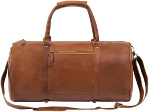 Handcrafted Leather Weekender Bag – Multi-Compartment Design for Travel,weekend outdoor sports gym Perfect for Men & Women