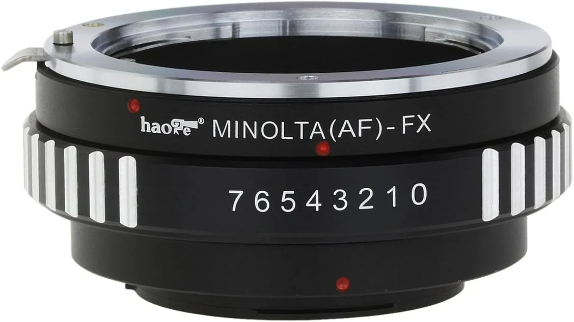 Haoge Lens Mount Adapter for Sony Alpha A Minolta MA AF Lens to Fujifilm Fuji X FX Mount Camera as X-A3 X-A5 X-A10 X-A20 X-E1 X-E2 X-E2s X-E3 X-H1 X-M1 X-Pro1 X-Pro2 X-T1 X-T2 X-T3 X-T10 X-T20 X-T30