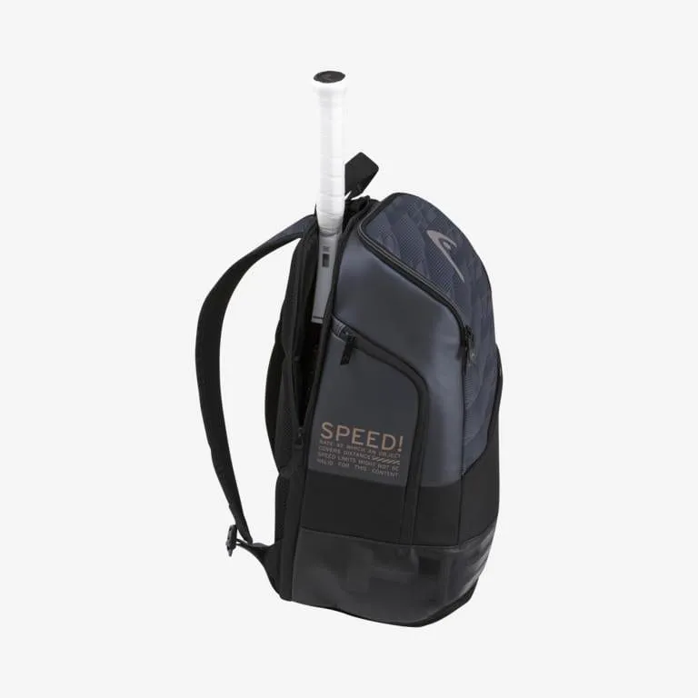 HEAD Djokovic Tennis Backpack - Black / Grey