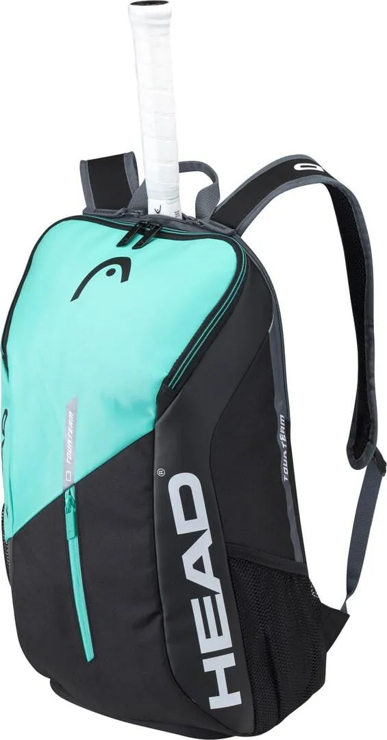 HEAD Tour Team Tennis Backpack - Black / Mint