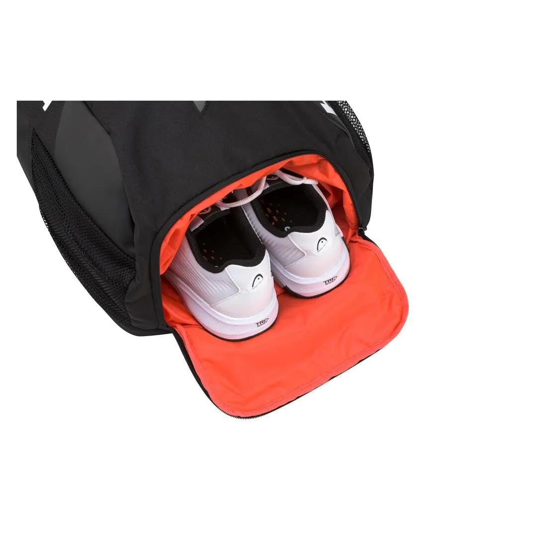HEAD Tour Team Tennis Backpack - Black / Orange