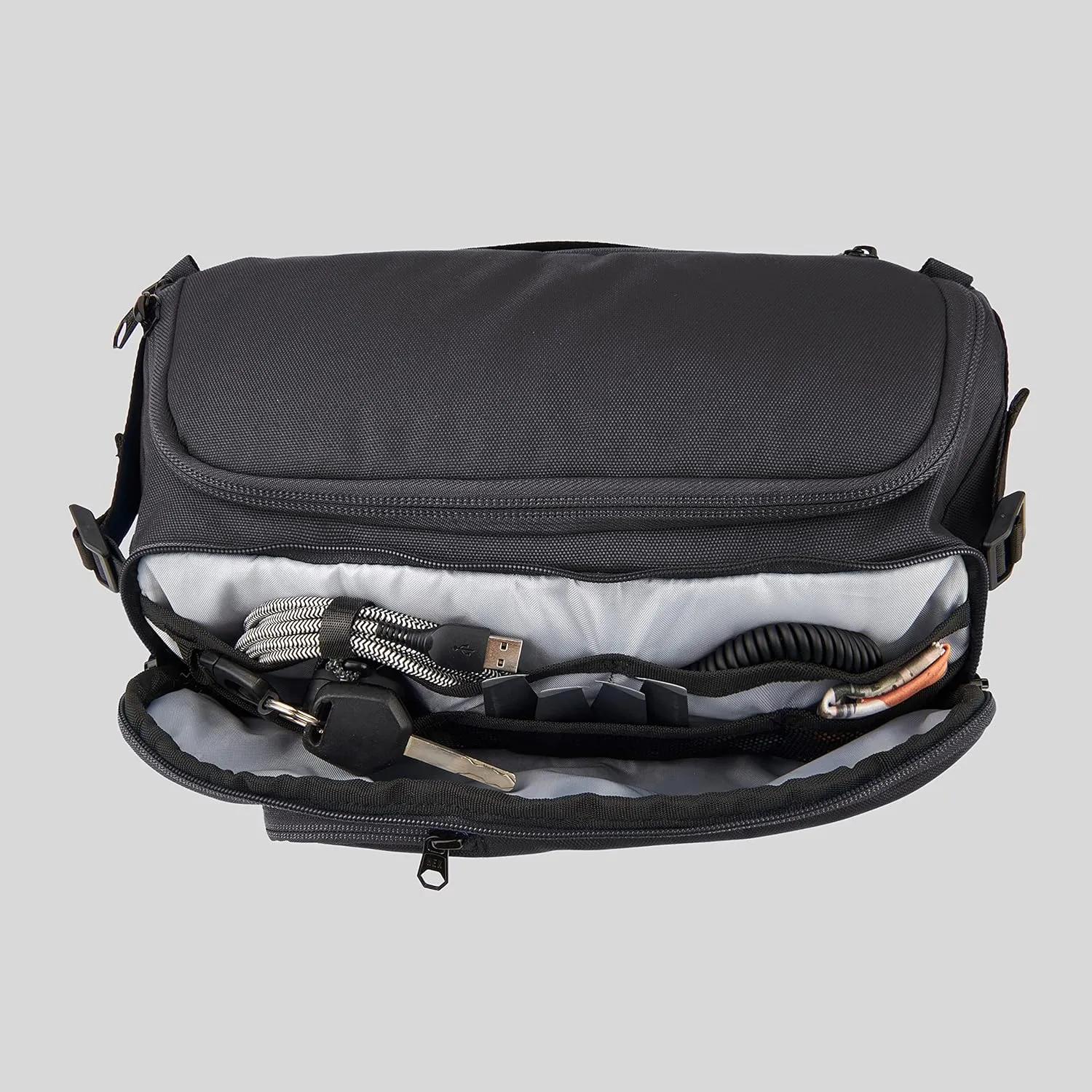 Hex Ranger DSLR Sling, with Adjustable Carry Straps, Collapsible Interior Dividers & More, Glacier Camo