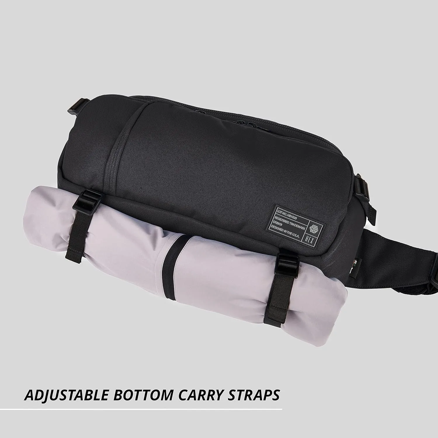 Hex Ranger DSLR Sling, with Adjustable Carry Straps, Collapsible Interior Dividers & More, Glacier Camo