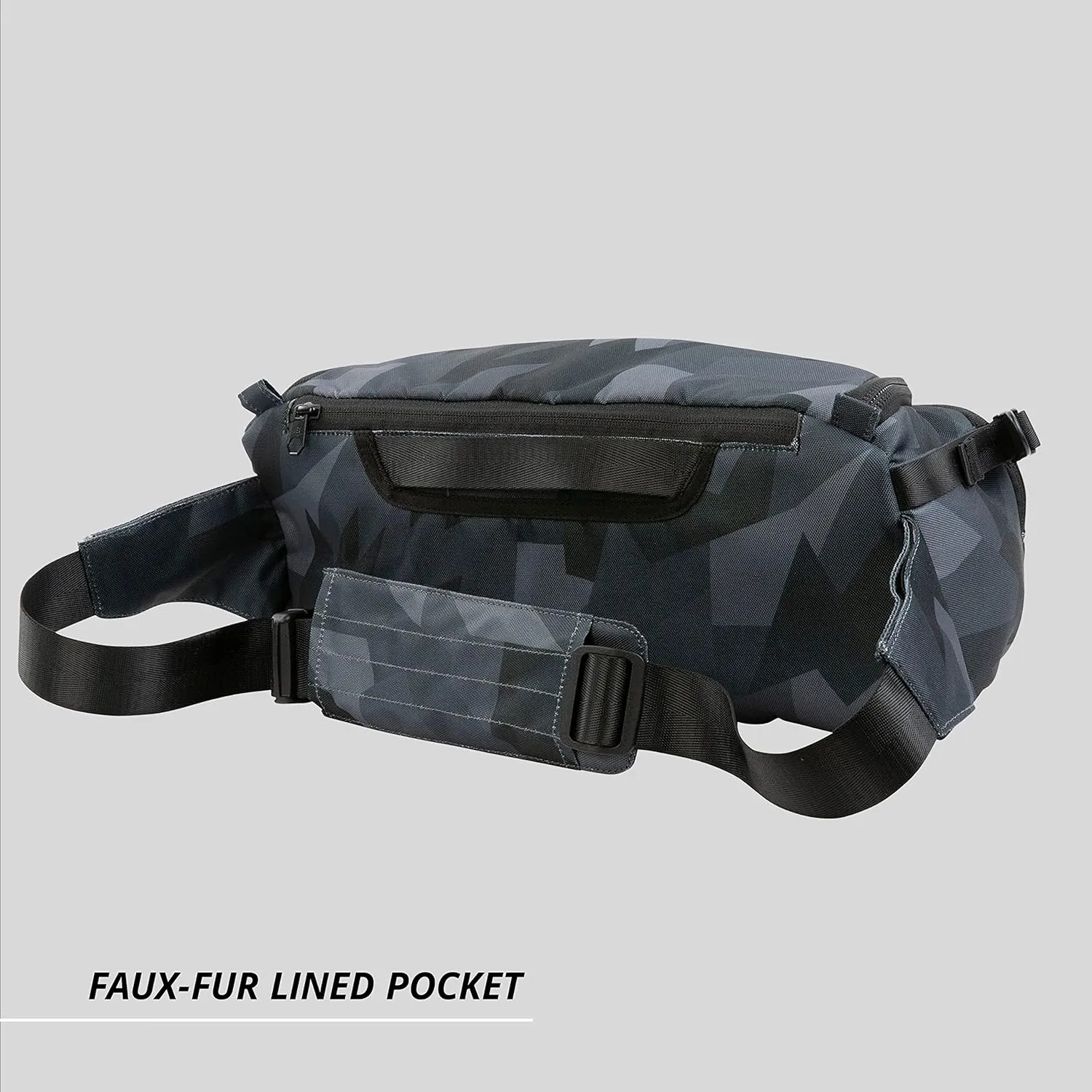 Hex Ranger DSLR Sling, with Adjustable Carry Straps, Collapsible Interior Dividers & More, Glacier Camo