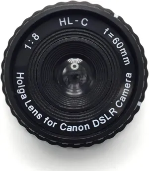 Holga 60mm f/8 Lens for Canon DSLR (Black)