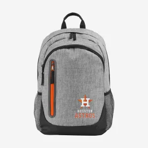 Houston Astros Heather Grey Bold Color Backpack