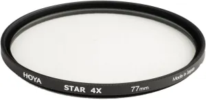 Hoya Star 4X Screw-in Camera Star Filter – 77mm Lens Filter Creates 4-Beam Light Effect – Multi-Coated & Slim Frame Cross Effect for DSLR & Mirrorless Cameras – Night & Creative Photography
