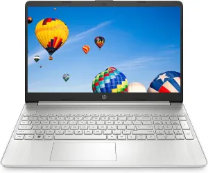 HP 15.6" HD Busienss Laptop, 6-core AMD Ryzen 5 5500U(up to 4.0GHz), 8GB RAM, 256GB SSD, USB-A&C, WiFi, Fast Charge, Windows 11   GM Accessory, Silver
