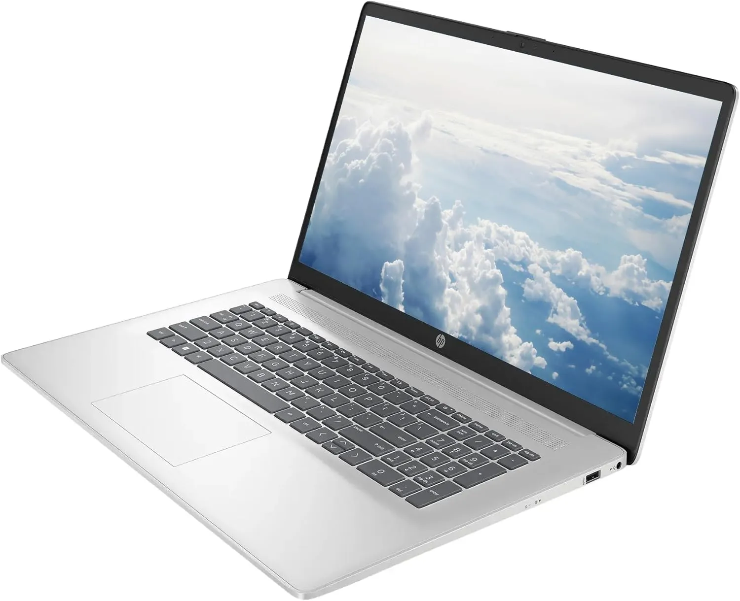 HP 17.3" FHD Business & Student Laptop Computer, 64GB RAM 2.5TB Storage (2TB SSD 512GB Docking Station Set), 6-Cores AMD Ryzen 5, Windows 11 Pro, PLUSERA Earphones, Silver