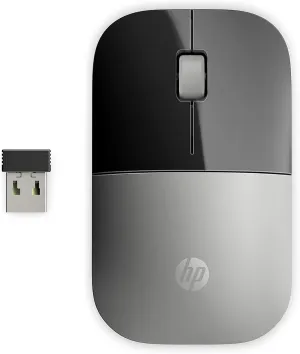 HP Z3700 G2 Wireless Mouse - Natural Silver, Sleek Portable Design fits Comfortably Anywhere, 2.4GHz Wireless Receiver, Blue Optical Sensor, Wins PC, Laptop, Notebook, Mac, Chromebook (66Z09AA#ABL)