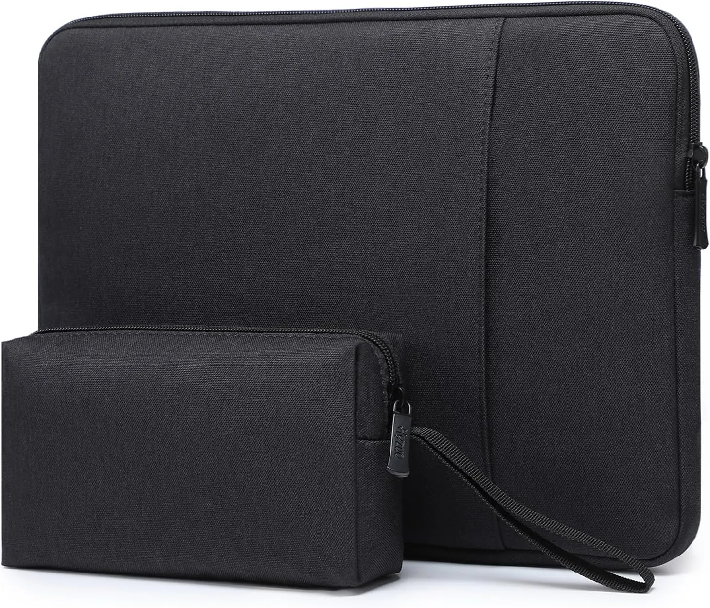 HYZUO 13.3-14 Inch Laptop Sleeve Bag Set for MacBook Pro 14 M4/M3/M2/M1, MacBook Air/Pro 13.3, 13.5"/13.8" Surface Book/Laptop, Notebook Case for 13.3" HP Dell Lenovo Asus Acer, Black