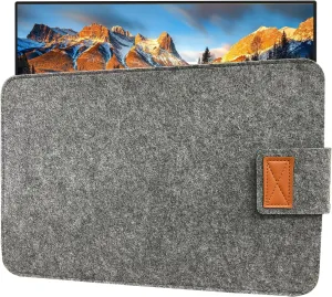 InnoView Felt Sleeve Storage Bag Laptop Sleeve Case Storage Bag, Felt Portable Notebook Tablet PC Case Protective Bag, Slim Envelope for 15-15.6 Inch Laptop Portable Monitor Case