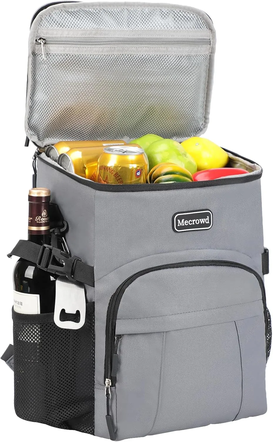 Insulated Cooler Backpack - 30 Cans, Lightweight Travel Cooler for Hiking, Camping & Beach