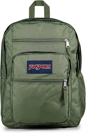 JANSPORT Big Student Large Backpack, 15 inch laptop compartment, Cargo Green, One Size, Backpacks