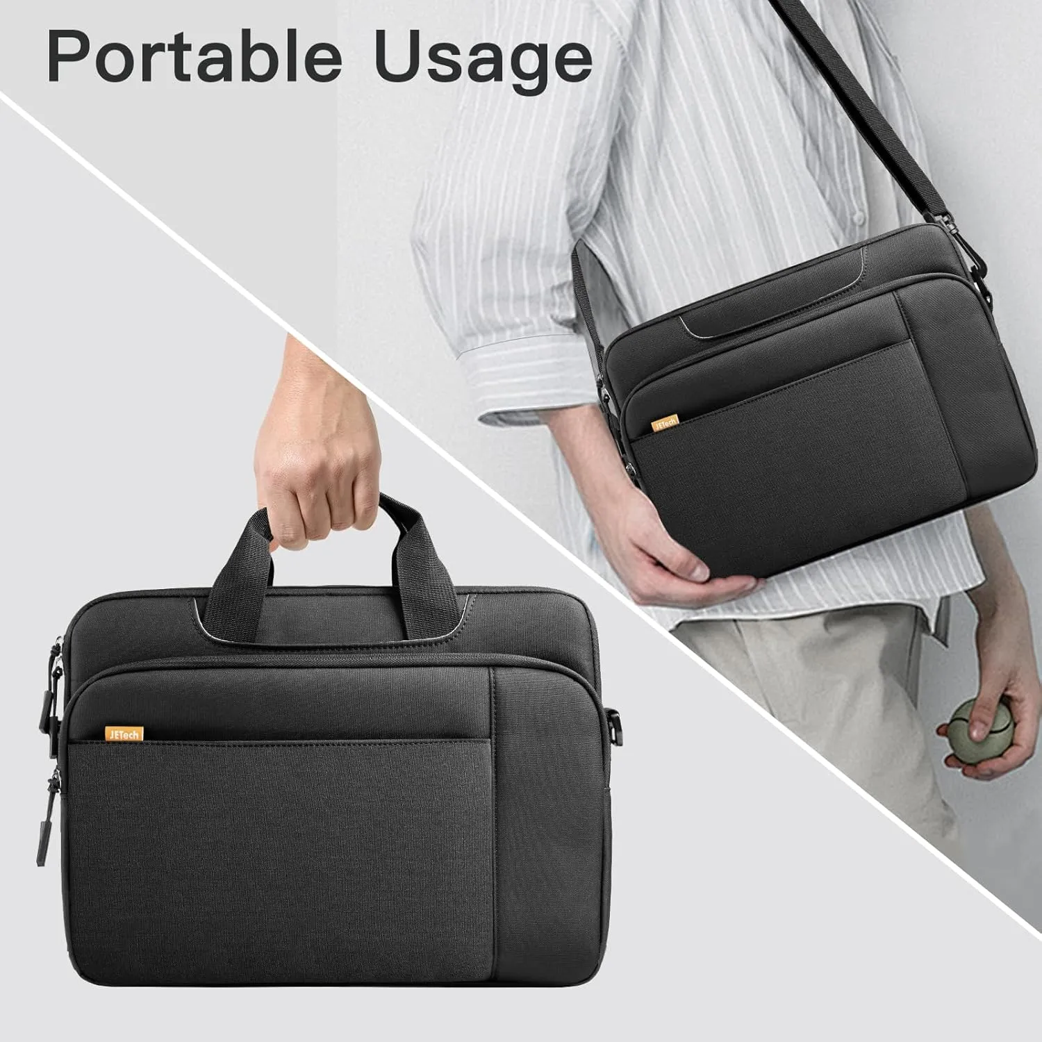 JETech Laptop Bag Case, Waterproof Slim Computer Sleeve Cover Compatible with MacBook Air/Pro, Surface Book and Other laptops