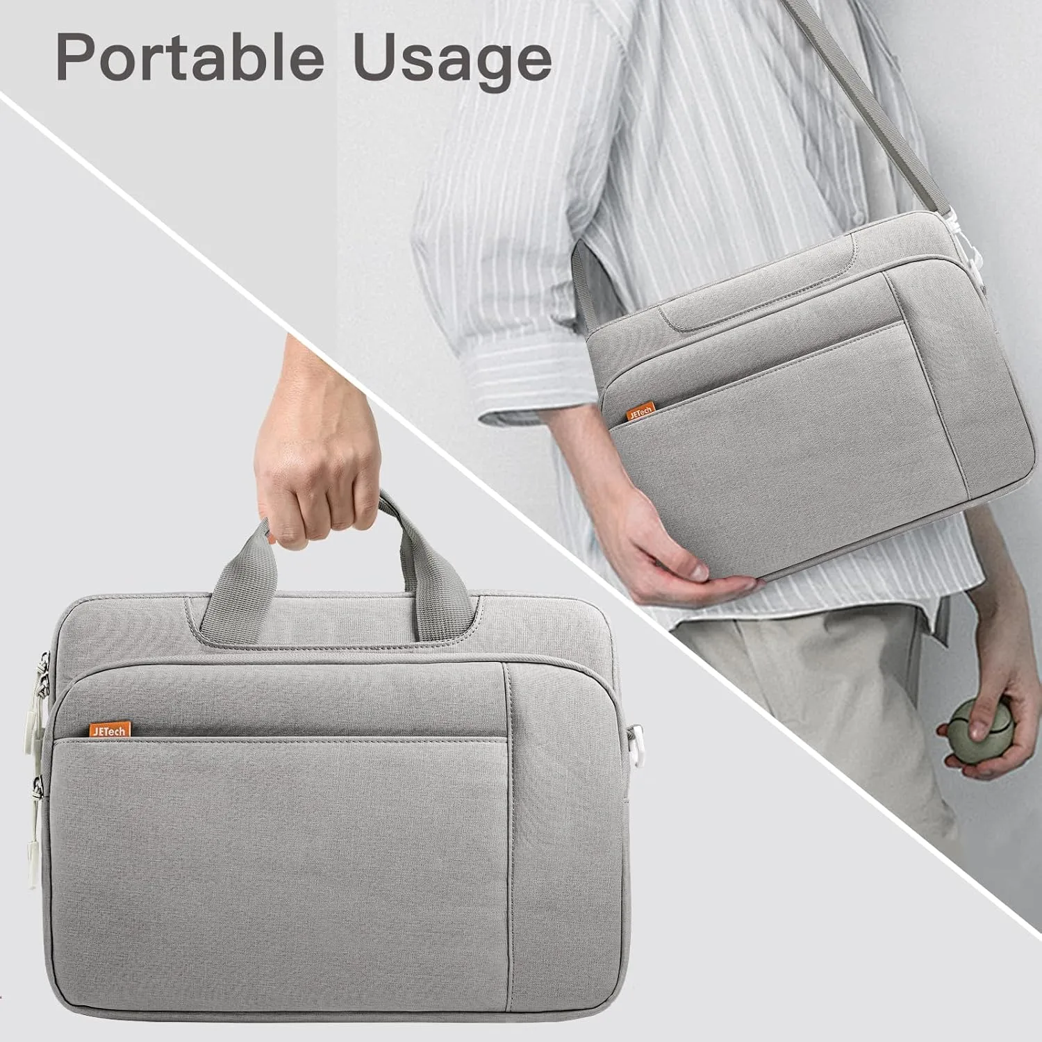 JETech Laptop Bag Case, Waterproof Slim Computer Sleeve Cover Compatible with MacBook Air/Pro, Surface Book and Other laptops