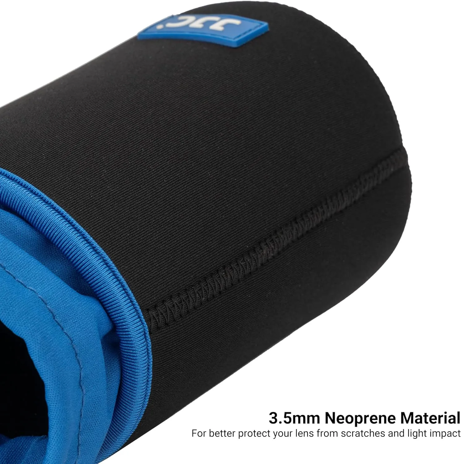 JJC Drawstring Neoprene Camera Lens Pouch Case, Protective Lens Bag for DLSR Mirrorless Lenses Up to 3.9 x 11.0" (D X H) for Canon EF 70-200mm EF 100-400mm EF 70-300mm AF-S 70-200mm and More