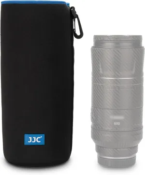 JJC Drawstring Neoprene Camera Lens Pouch Case, Protective Lens Bag for DLSR Mirrorless Lenses Up to 3.9 x 11.0" (D X H) for Canon EF 70-200mm EF 100-400mm EF 70-300mm AF-S 70-200mm and More