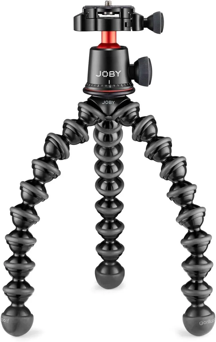 JOBY GorillaPod 3K PRO Aluminum Tripod Stand with Ball Head, Black