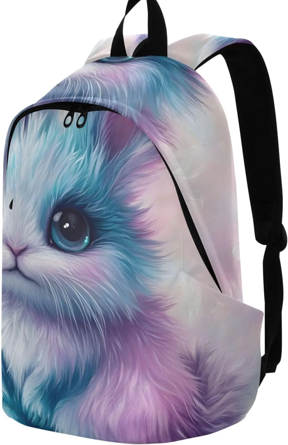 Joisal Ladies Womens Casual Daypack Backpacks Cute Bunny Easter Lightweight Gifts for College Students