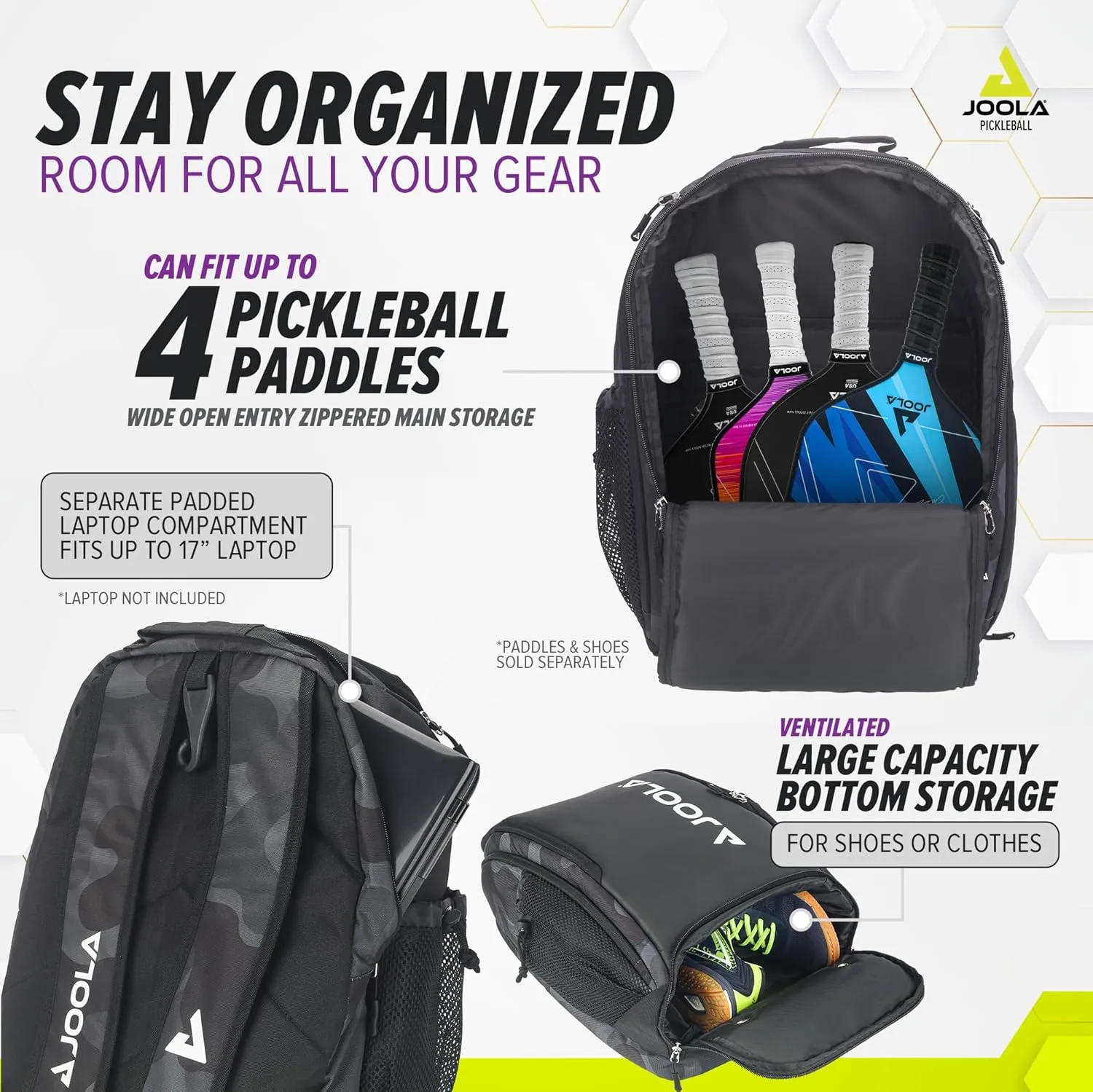 JOOLA Vision II Deluxe Backpack