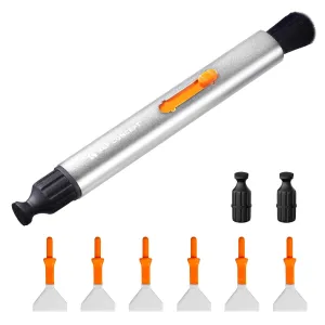 K&F Concept Lens Cleaning Pen for Full-Frame CMOS & CCD Sensors, Lens Cleaner Pen with 6* Full Frame Sensor Cleaning Rods for DSLR & Mirrorless Digital Cameras