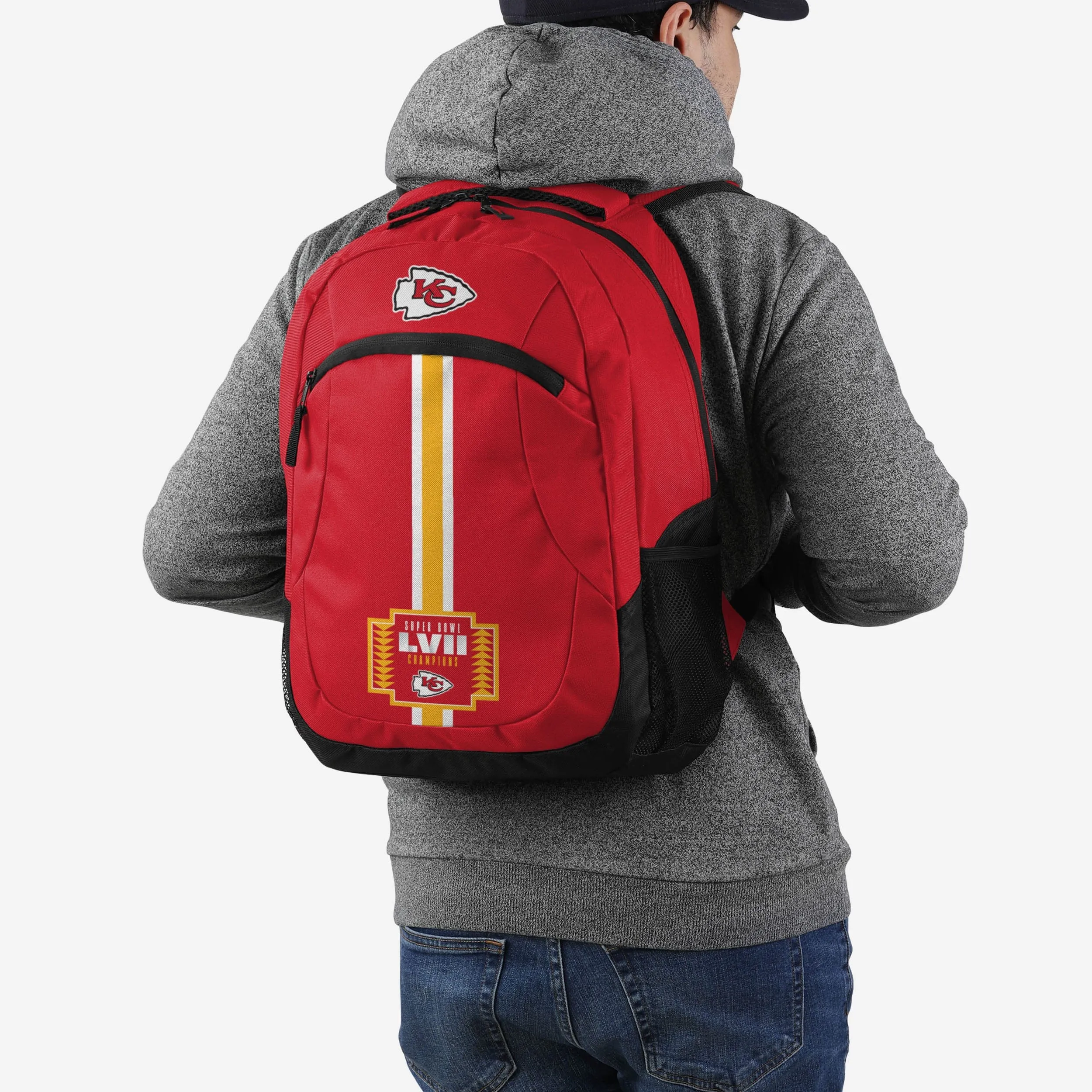 Kansas City Chiefs Super Bowl LVII Champions Action Backpack