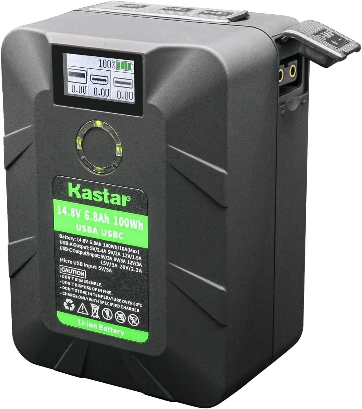 Kastar 2-Pack Battery and Dual D-Tap Charger Replacement for DSR-570WSP DSR-570WSPL/2 DSR-600PL DSR-650WSPL DSR-70 DSR-70A DSR-70AP (Portable Editing Recoder) Camera