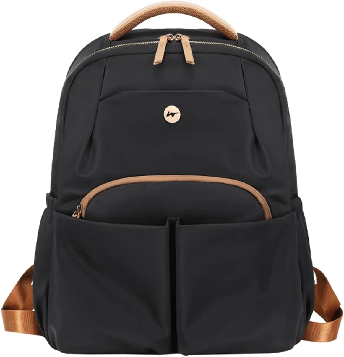 KEBEIXUAN Work Backpack Woman Teacher Backpack Computer Laptop Backpack Women College Waterproof with Laptop Compartment (Black)